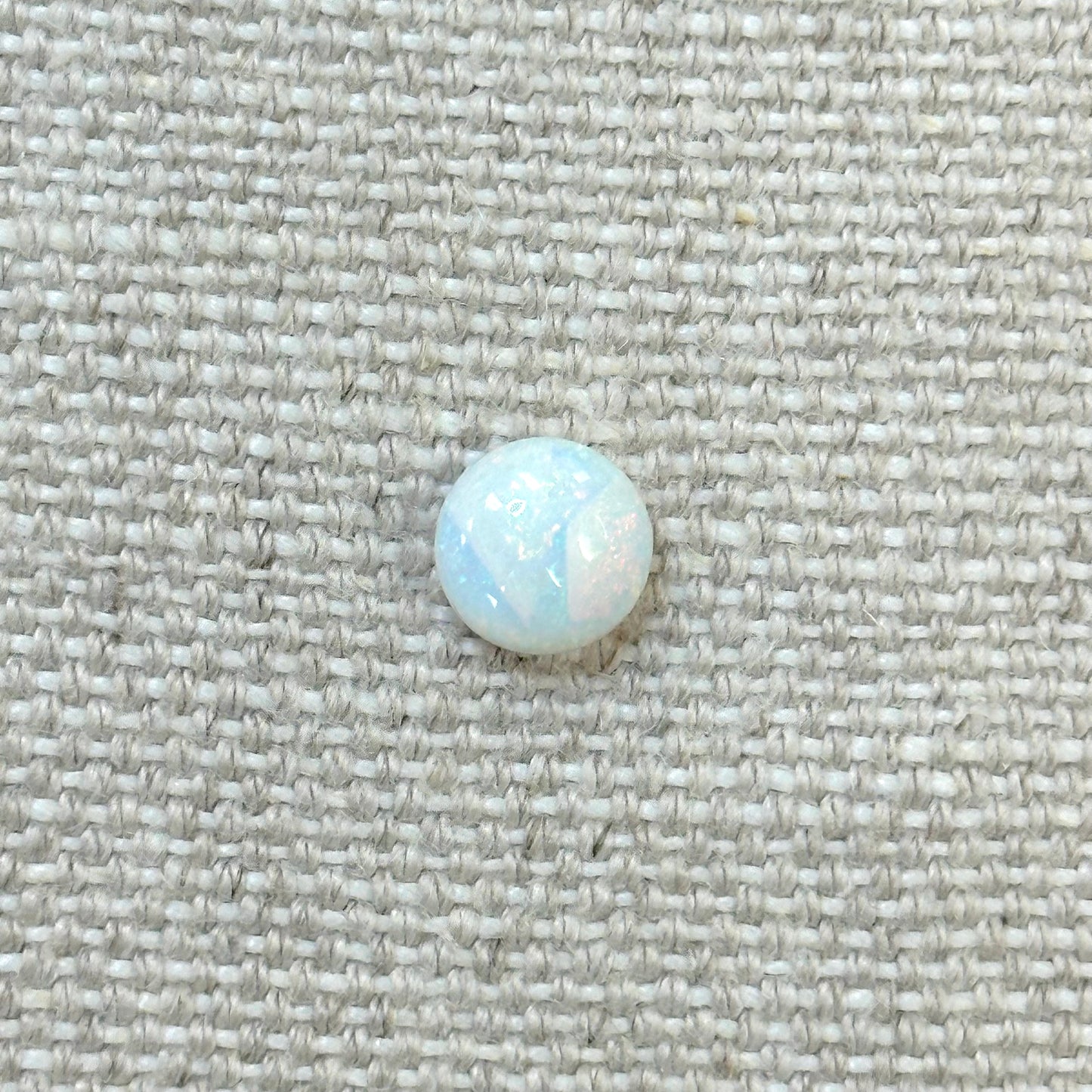 Sterling Opal 8mm Round Cabochon