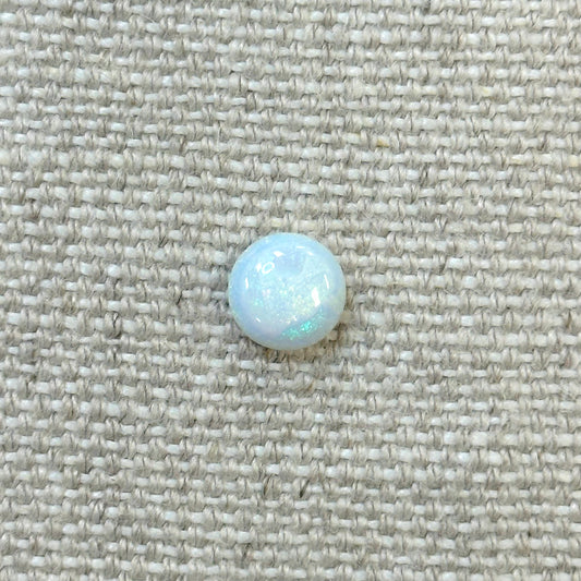 Sterling Opal 8mm Round Cabochon