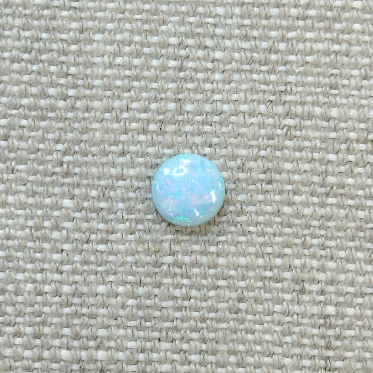 Sterling Opal 8mm Round Cabochon