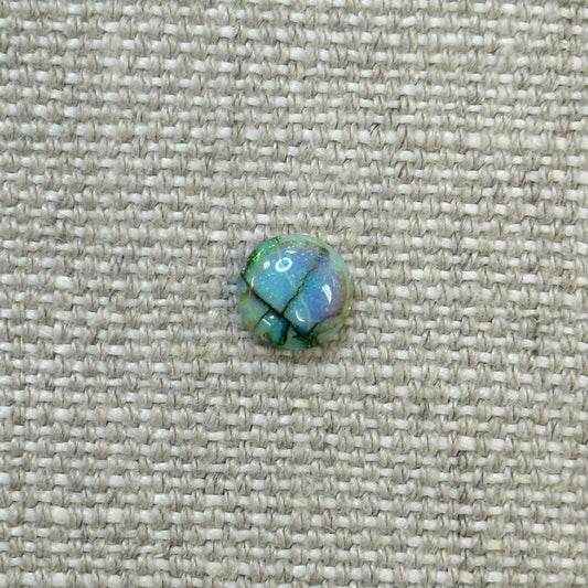 Sterling Opal 8mm Round Cabochon