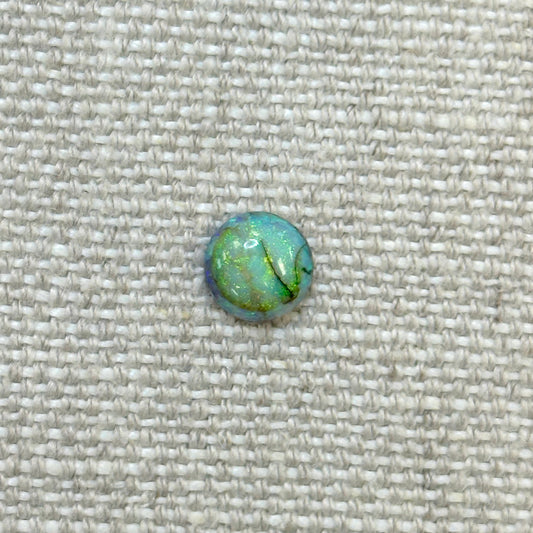 Sterling Opal 8mm Round Cabochon