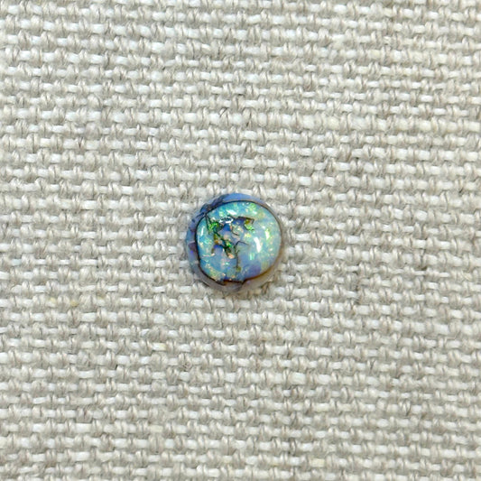 Sterling Opal 8mm Round Cabochon