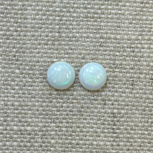 Sterling Opal 8mm Round Cabochon Set