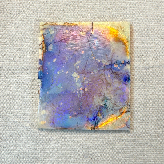 Sterling Opal Unbacked Rough Slab - 9.6 gr