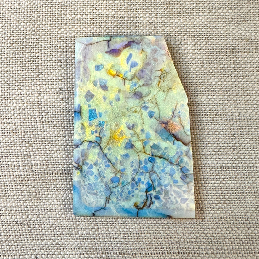 Sterling Opal Unbacked Rough Slab - 8 gr