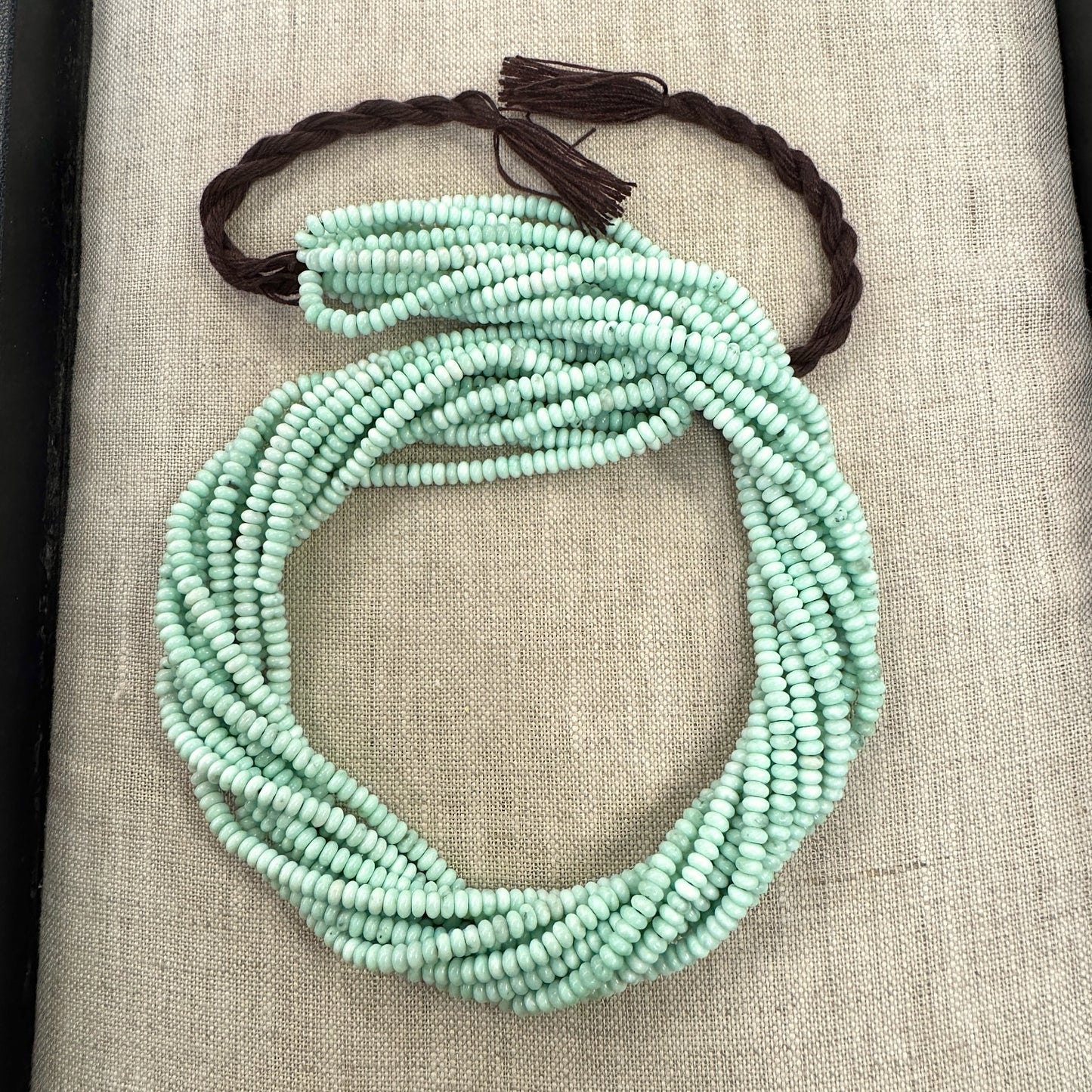 Paloma 4 mm Calibrated Rondelles -- 16" strand