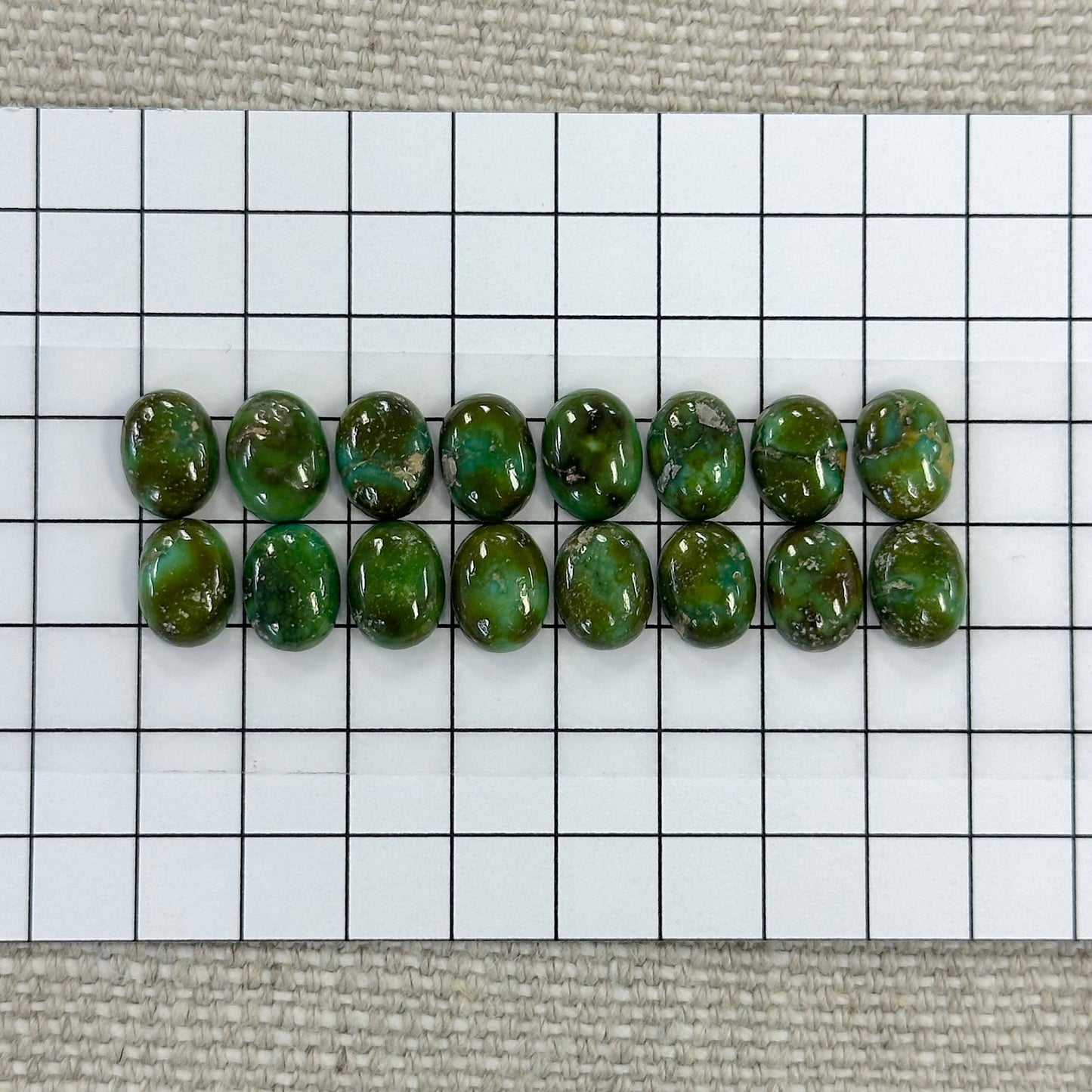 Sonoran Gold Calibrated Cabochon Set-- 16 piece