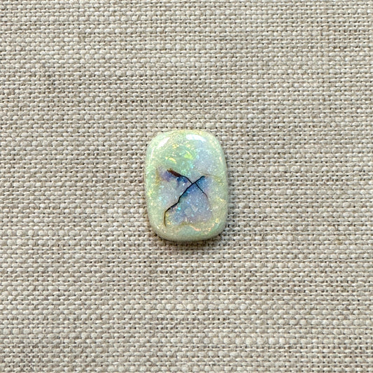 Sterling Opal Rectangle 12x16mm Cabochon