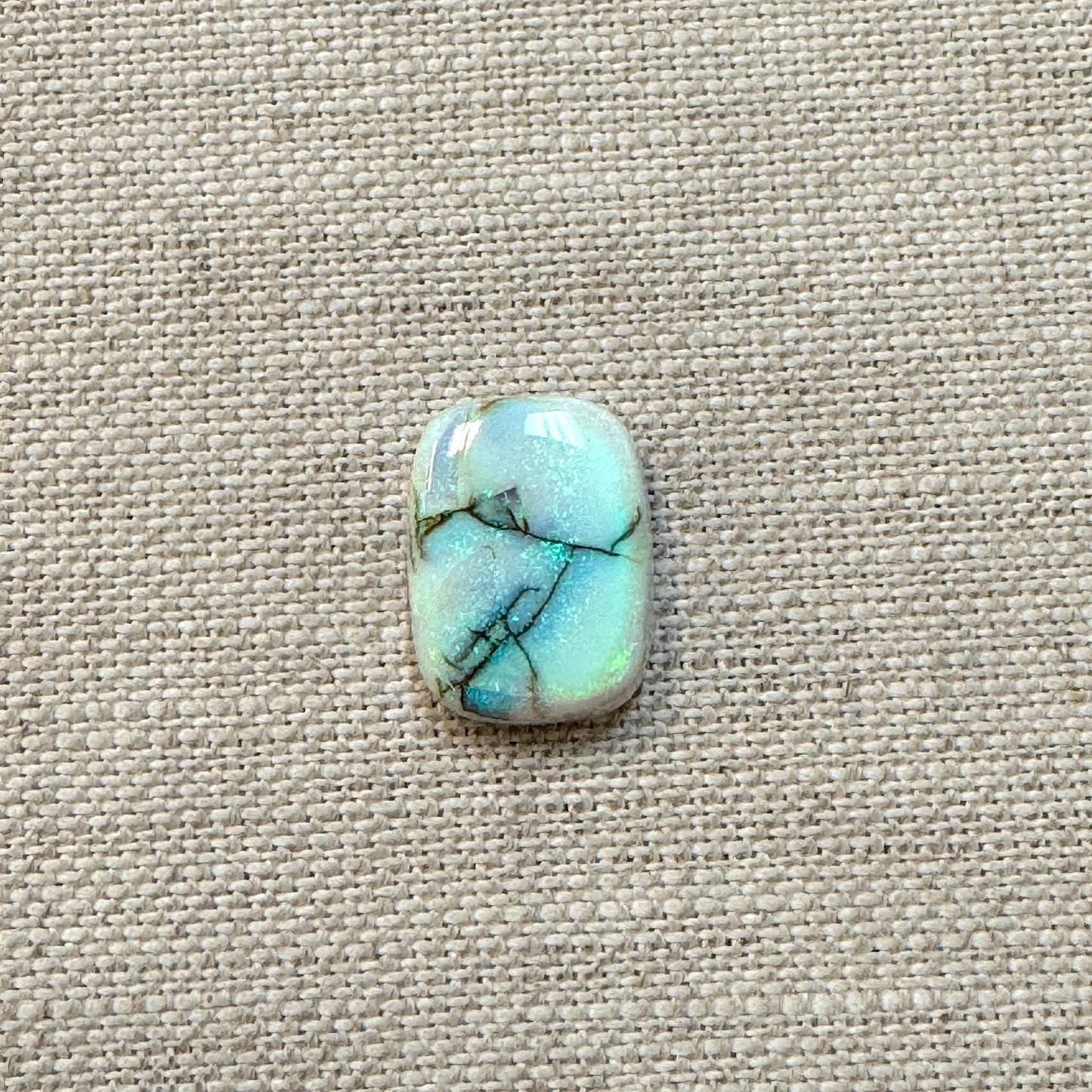 Sterling Opal Rectangle 12x16mm Cabochon