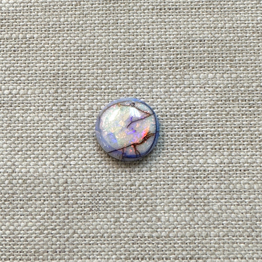 Sterling Opal 12mm Round Cabochon