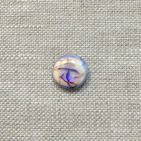 Sterling Opal 12mm Round Cabochon