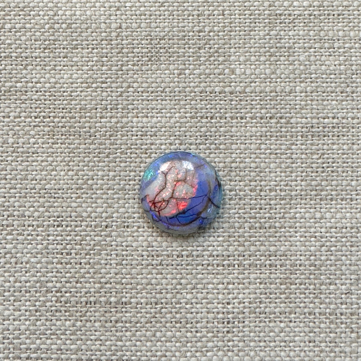 Sterling Opal 12mm Round Cabochon