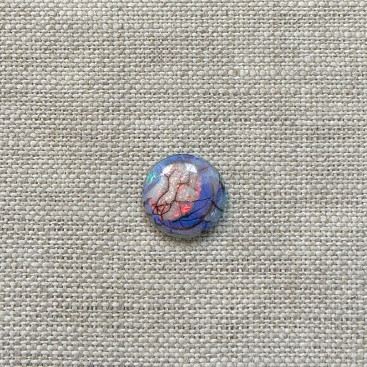 Sterling Opal 12mm Round Cabochon