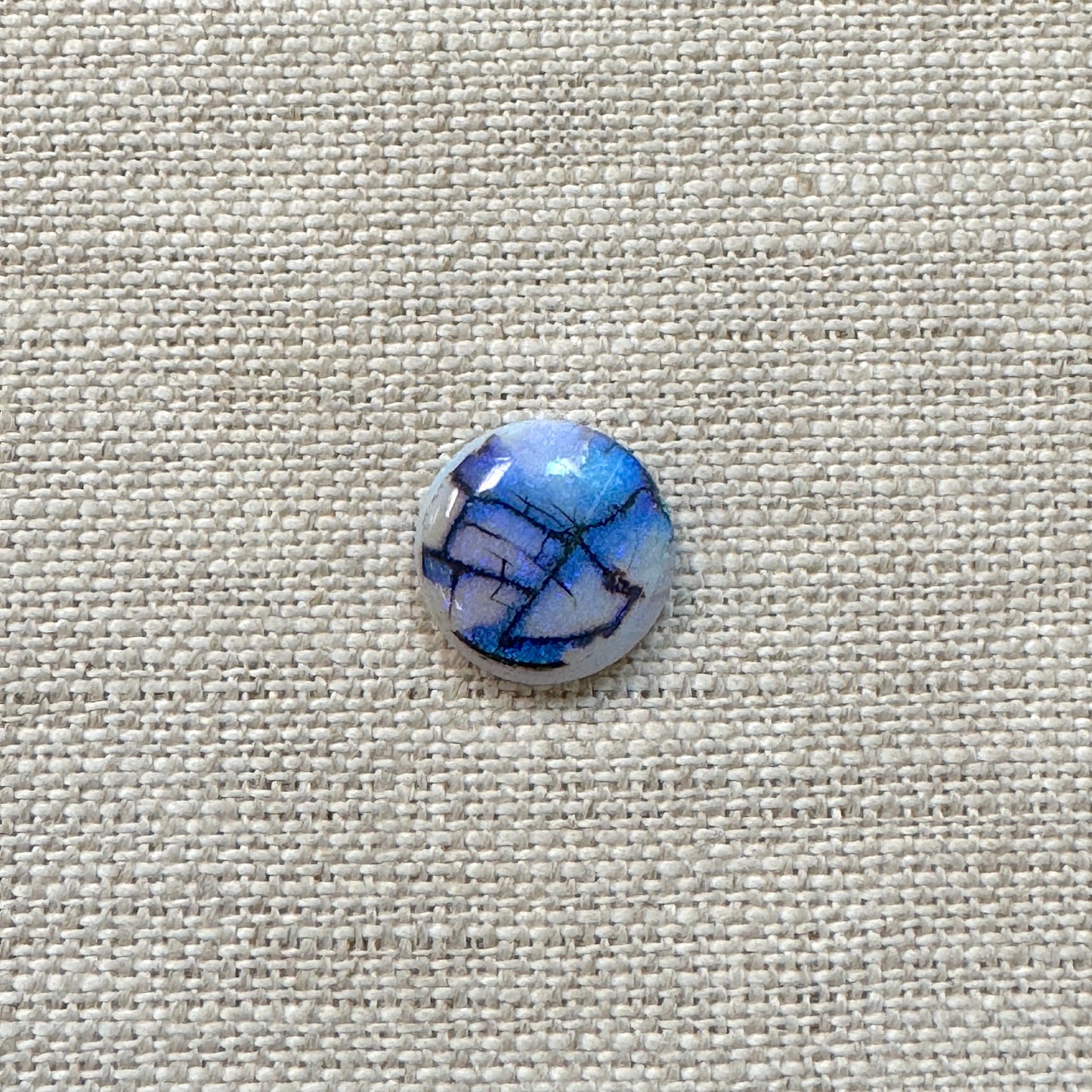 Sterling Opal 12mm Round Cabochon