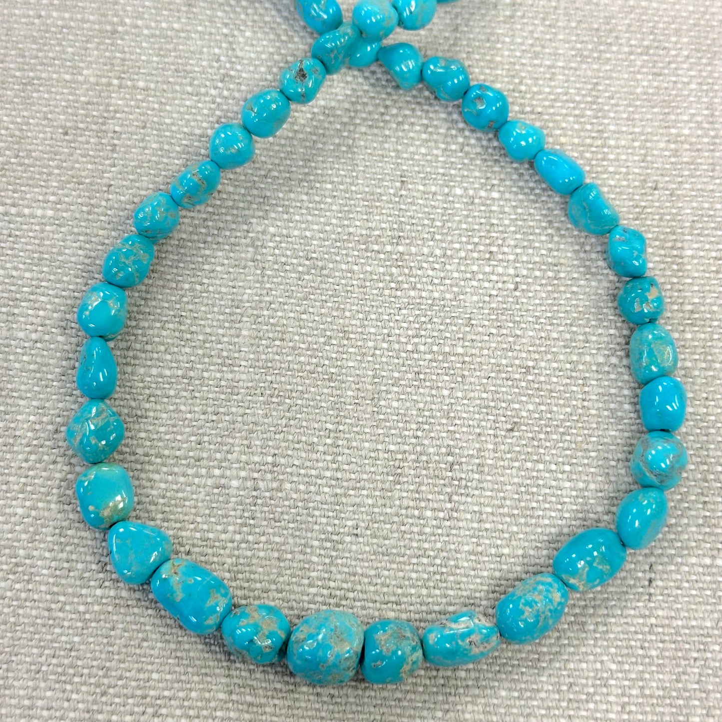 Blue Ridge 6.3-10mm Freeform Nugget Strand  -- 16"