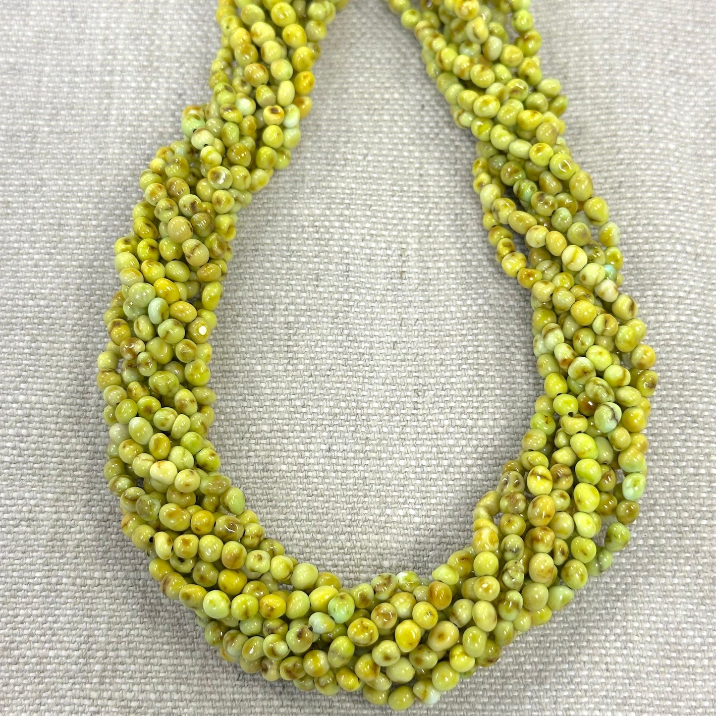 Palomino 4-4.5mm Smooth Nugget Strands -- 16"