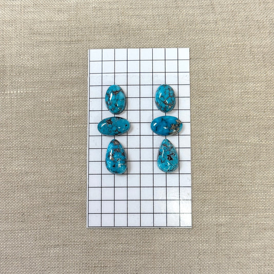 Bluebird Turquoise Cabochon Set