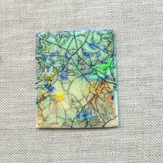 Sterling Opal Unbacked Rough Slab - 8.4 gr