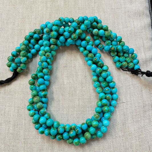 Sonoran Mountain 6.2 - 6.4 mm Round Bead Strands --18"