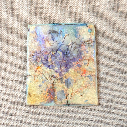 Sterling Opal Unbacked Rough Slab - 7.6 gr