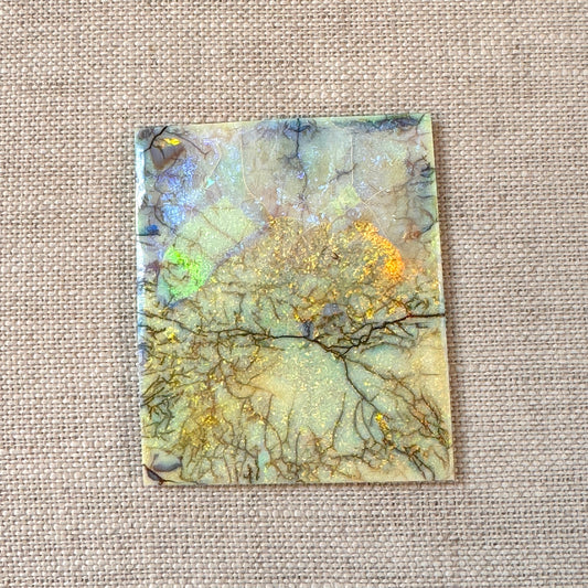 Sterling Opal Unbacked Rough Slab - 8.6 gr