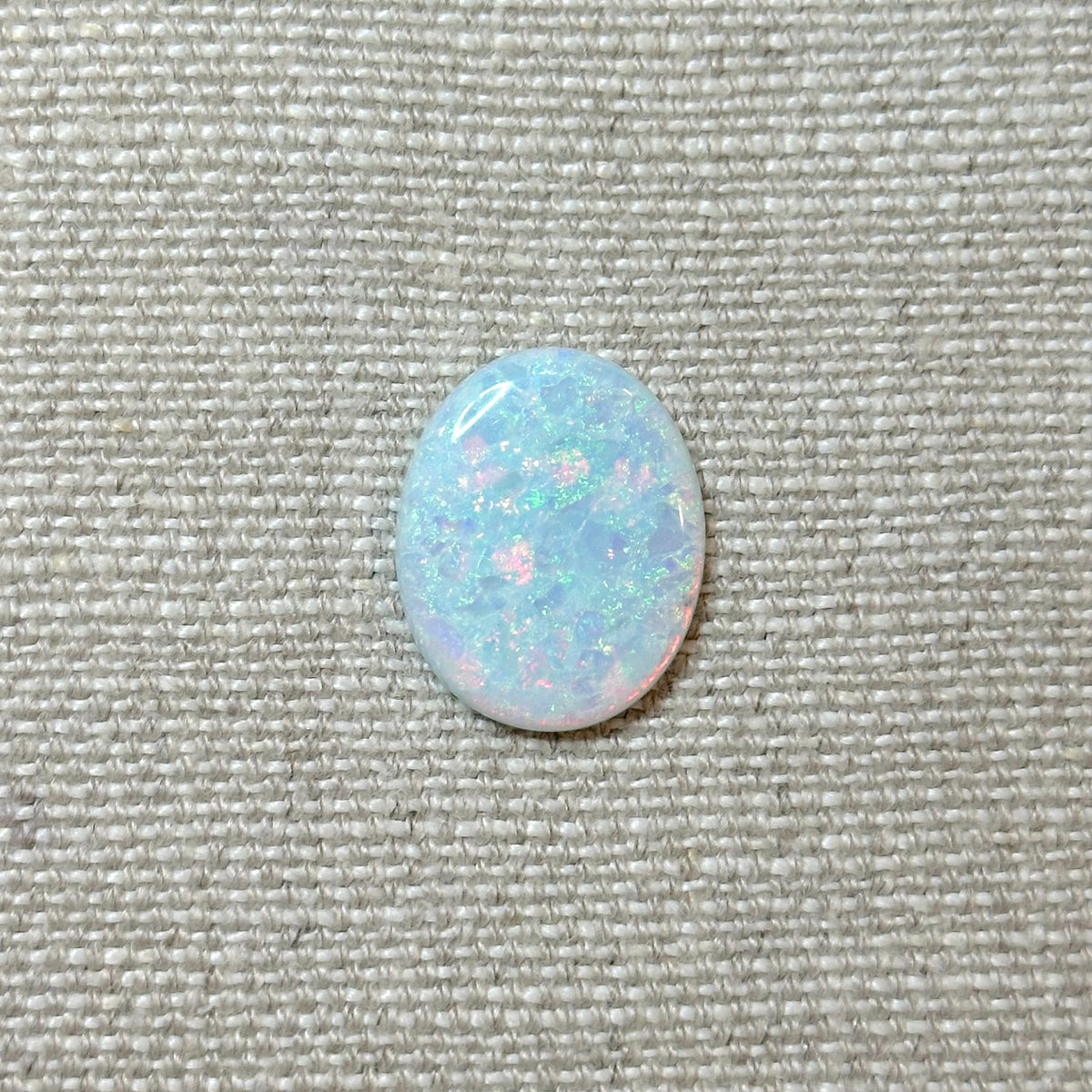 Sterling Opal 18x22mm Oval Cabochon