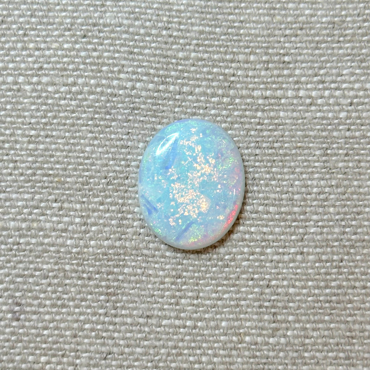 Sterling Opal 18x22mm Oval Cabochon