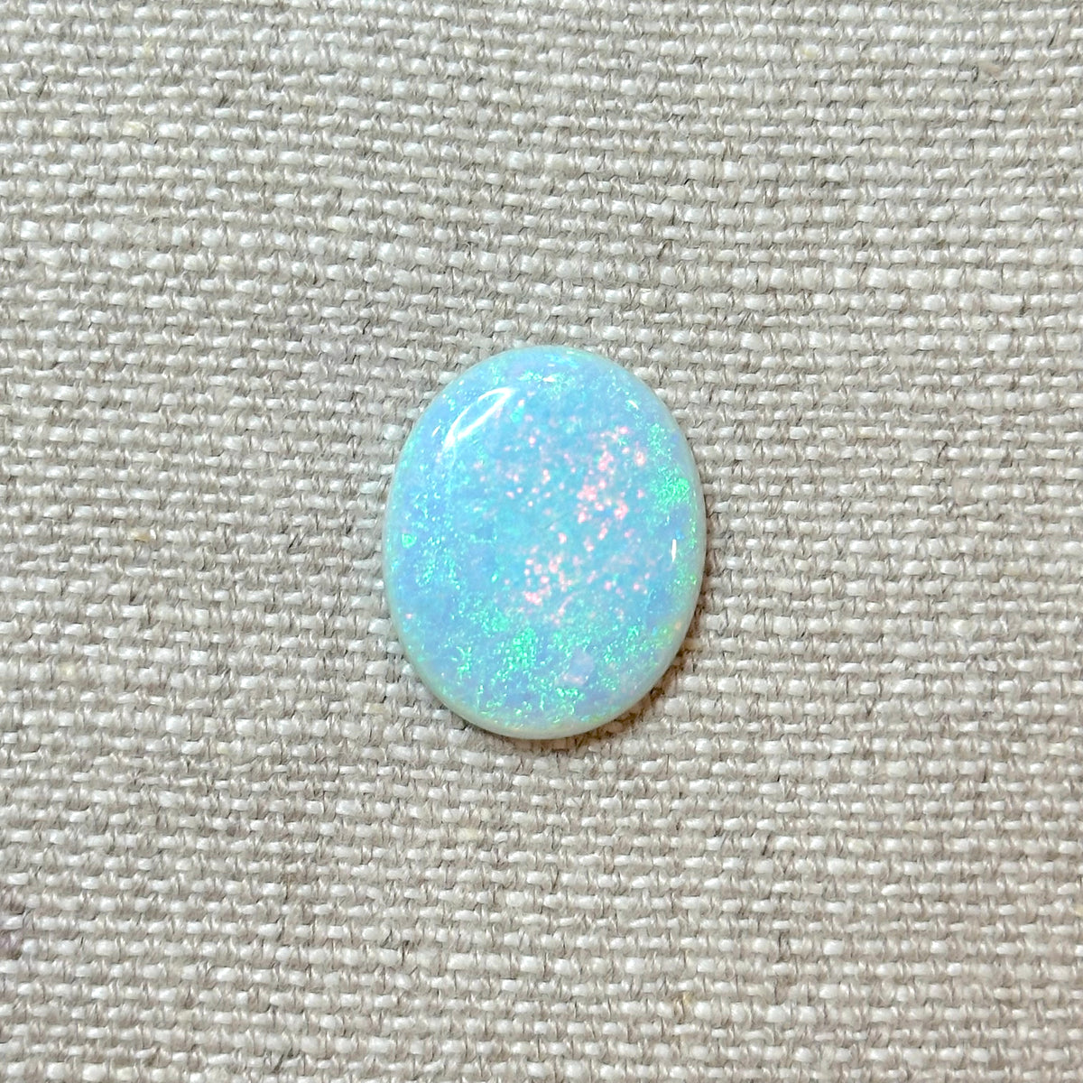 Sterling Opal 18x22mm Oval Cabochon