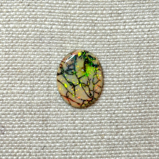 Sterling Opal 18x22mm Oval Cabochon