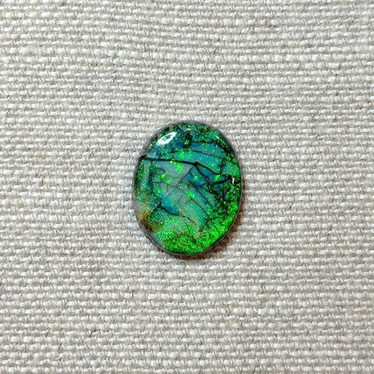 Sterling Opal 18x22mm Oval Cabochon
