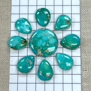 Emerald Valley Turquoise Cabochon Set