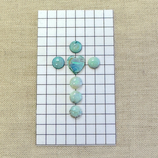 Sterling Opal Cabochon Set