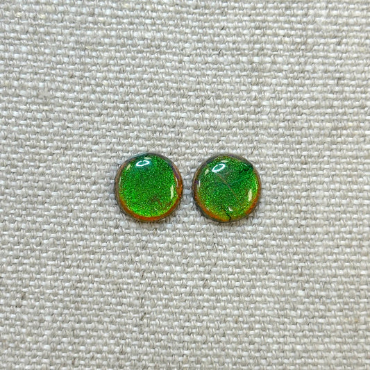 Sterling Opal 12mm Round Cabochon Set