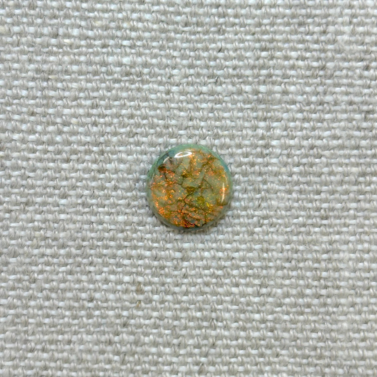 Sterling Opal 12mm Round Cabochon