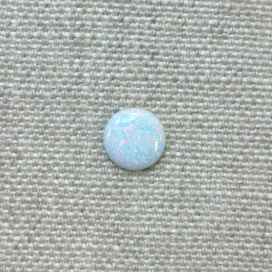 Sterling Opal 12mm Round Cabochon