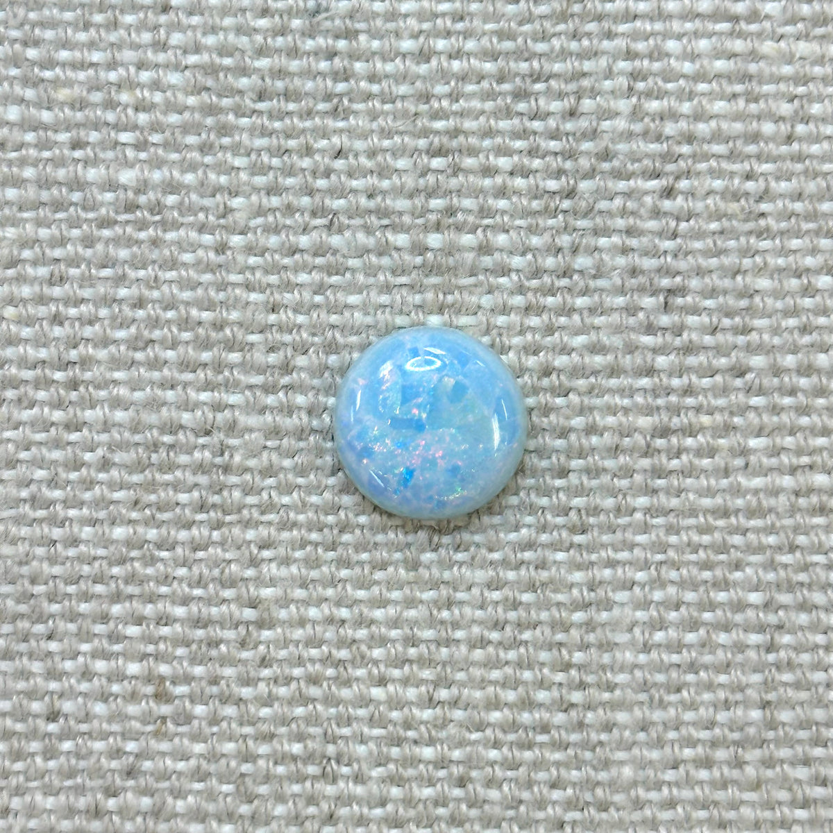 Sterling Opal 12mm Round Cabochon