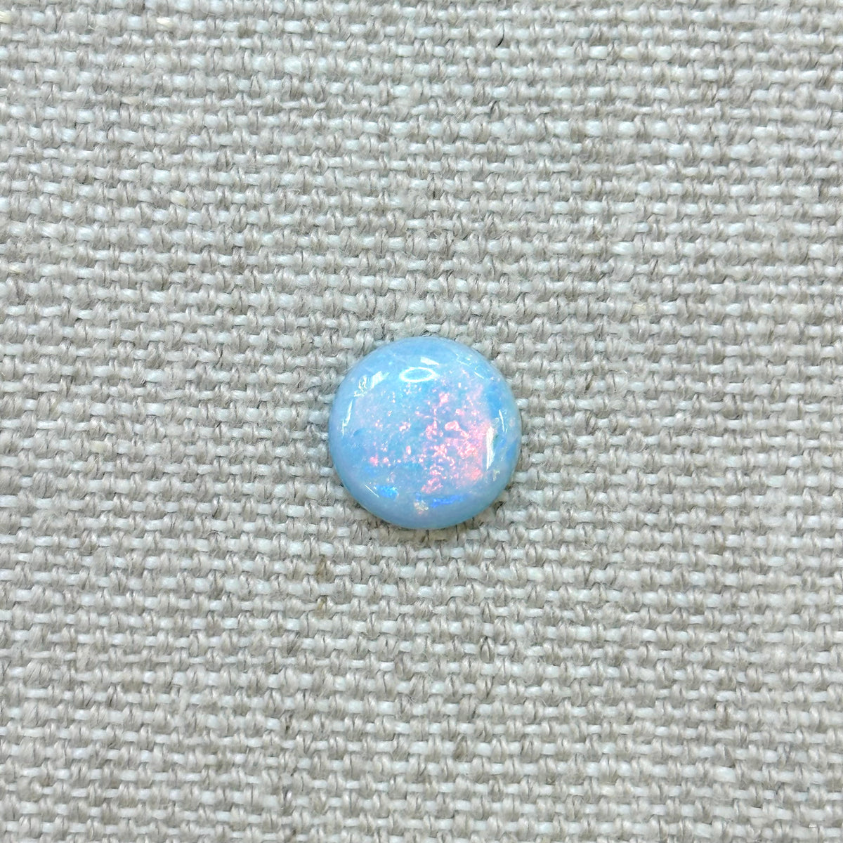 Sterling Opal 12mm Round Cabochon