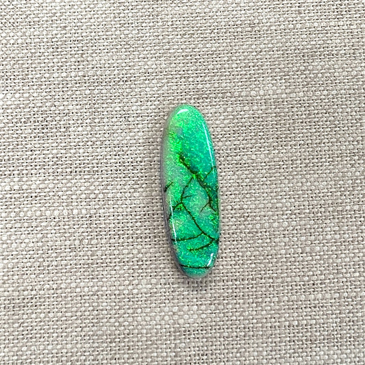 Sterling Opal 10x30mm Oval Cabochon