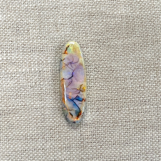 Sterling Opal 10x30mm Oval Cabochon