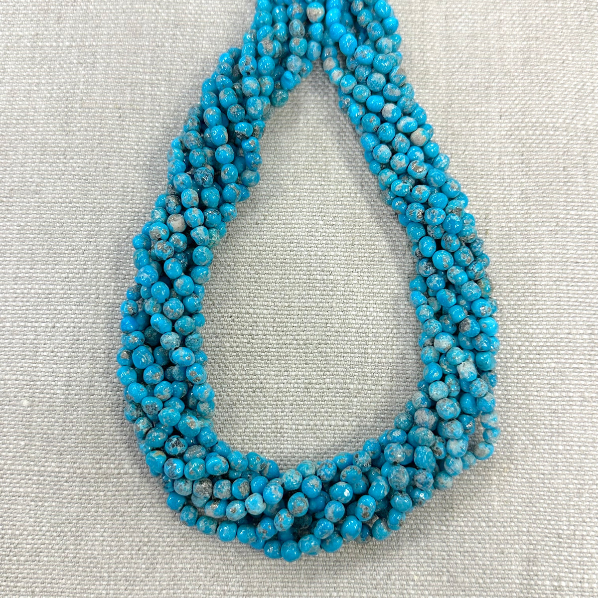 Bluebird 5mm Smooth Nugget Beads -- 16" strand