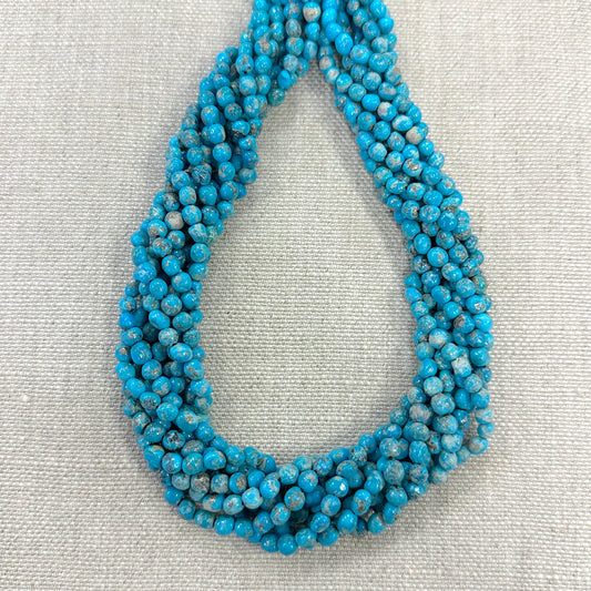 Bluebird 5mm Smooth Nugget Beads -- 16" strand