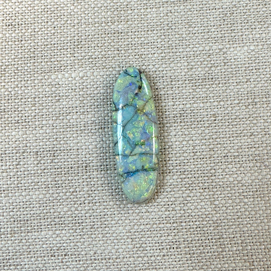 Sterling Opal 10x30mm Oval Cabochon