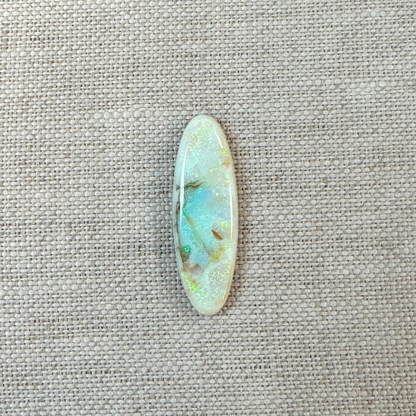 Sterling Opal 10x30mm Oval Cabochon