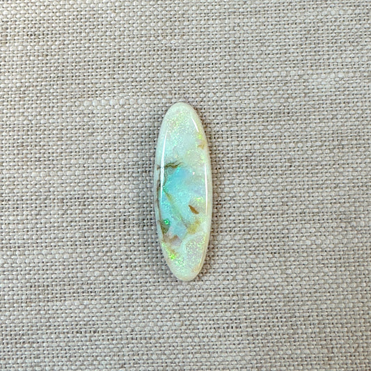 Sterling Opal 10x30mm Oval Cabochon