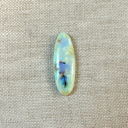 Sterling Opal 10x30mm Oval Cabochon