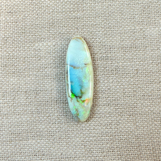 Sterling Opal 10x30mm Oval Cabochon