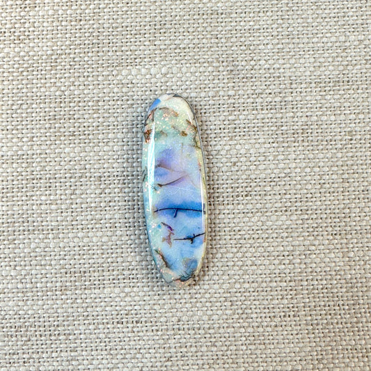 Sterling Opal 10x30mm Oval Cabochon