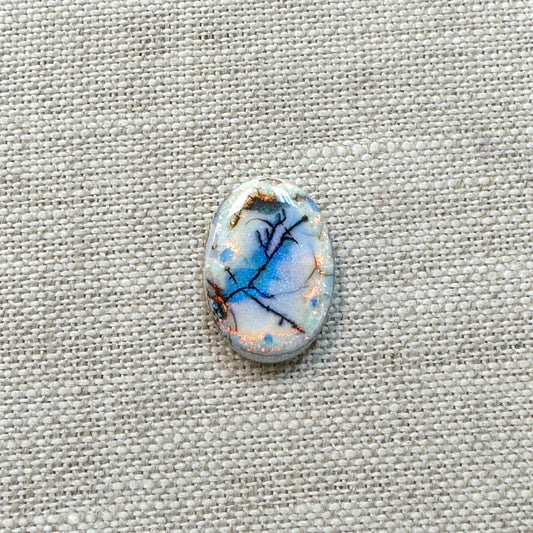 Sterling Opal 13x18mm Oval Cabochon