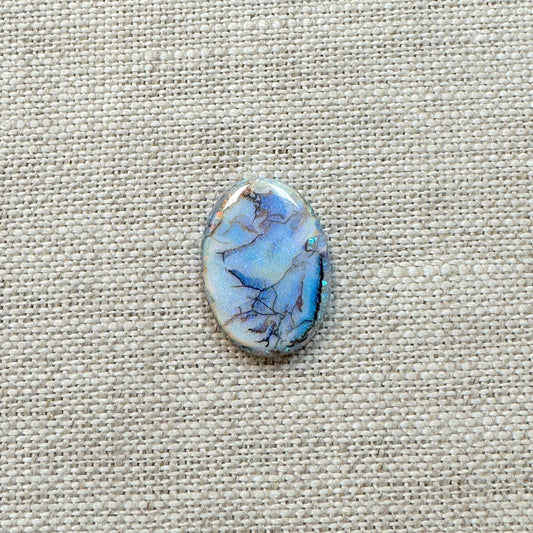 Sterling Opal 13x18mm Oval Cabochon