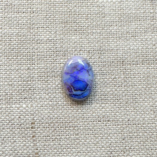 Sterling Opal Oval 10x14mm Cabochon